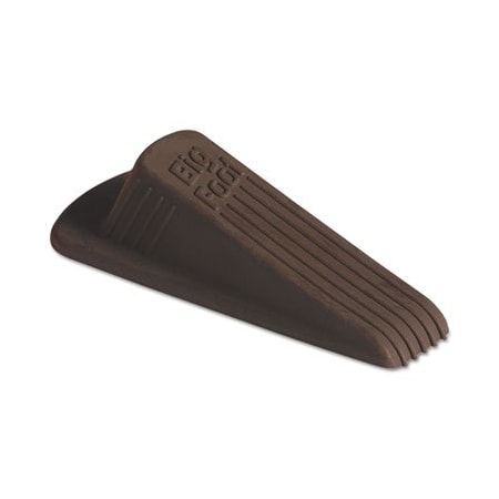 Master Caster Co Master, BIG FOOT DOORSTOP, NO-SLIP RUBBER, 2.25W X 4.75D X 1.25H, BROWN, 12PK 00985